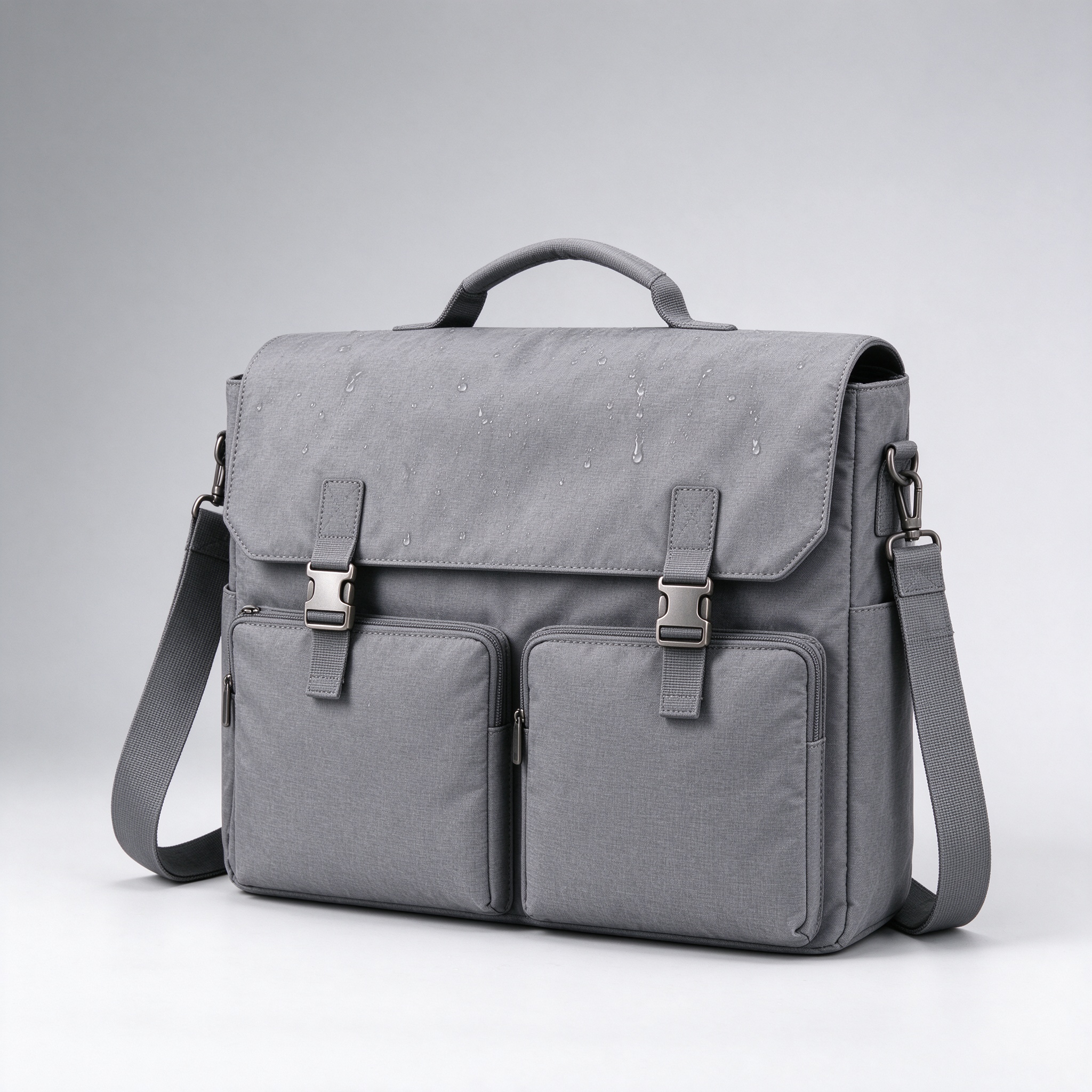 17" Laptop Messenger Bag - Grey (New)
