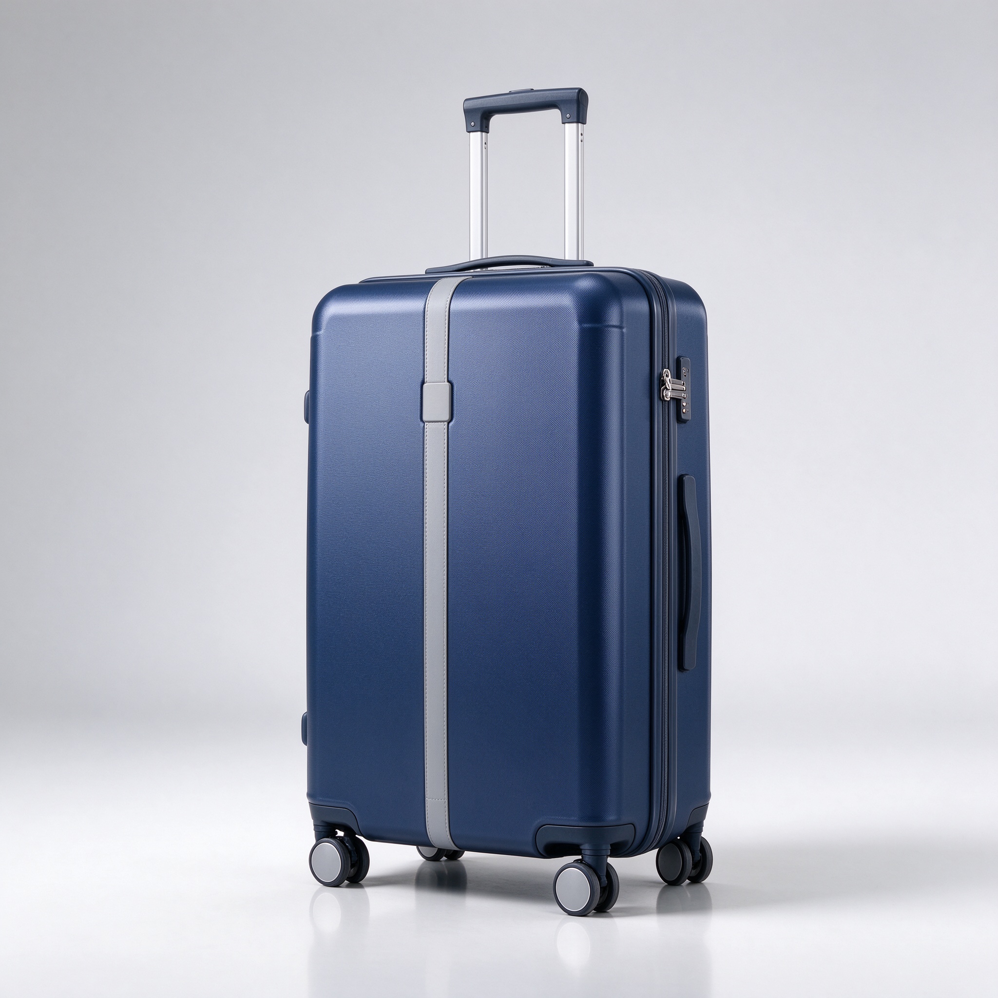 20" Cabin Spinner Hard-Shell Suitcase - Navy Blue (Grade A)